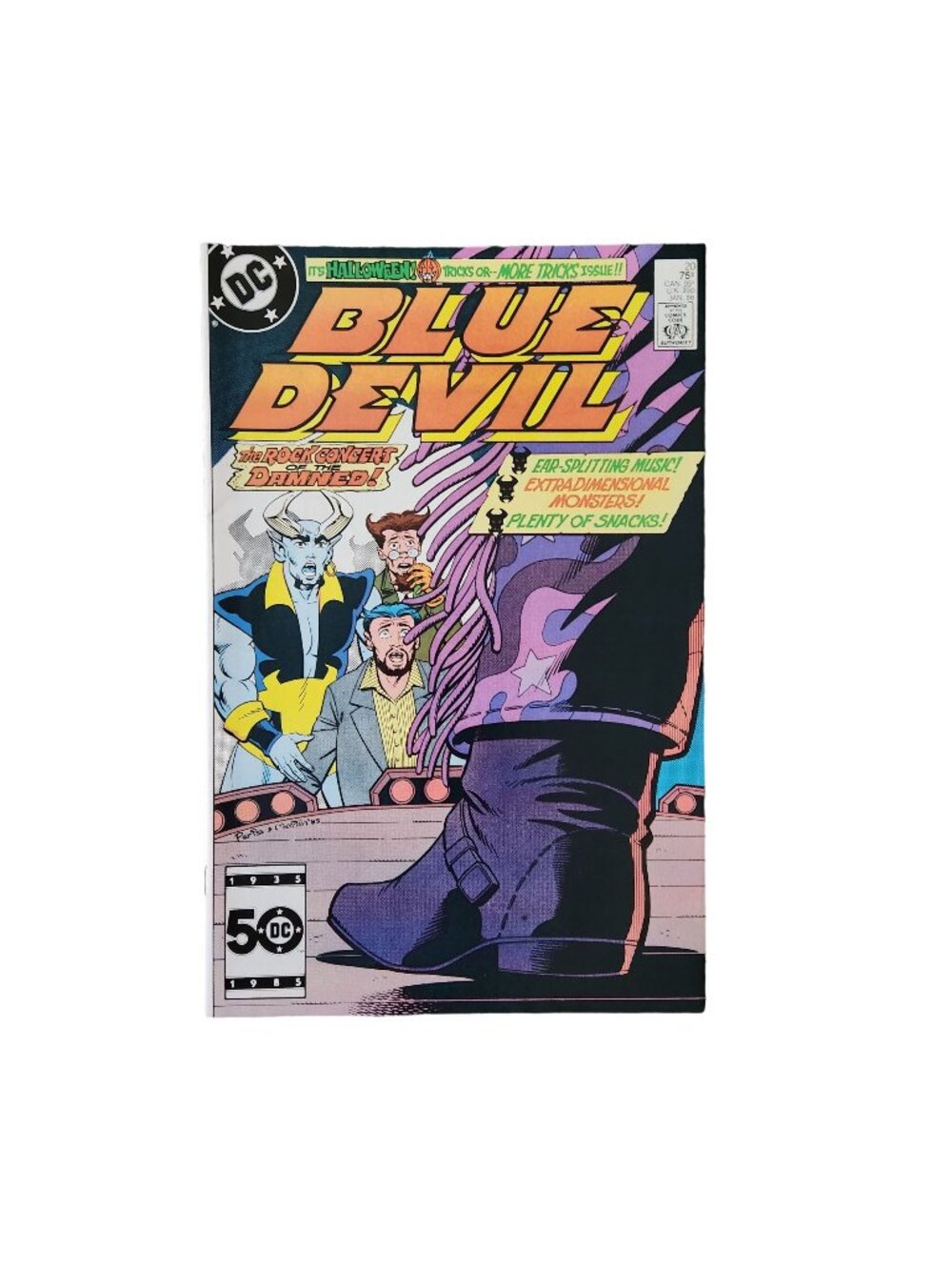 DC Comics Blue Devil #20 1986 Comic Book Collector Bagged Boarded